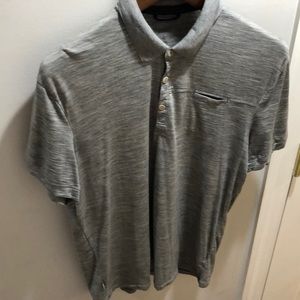 Icebreaker Marino Wool Light Grey Polo L